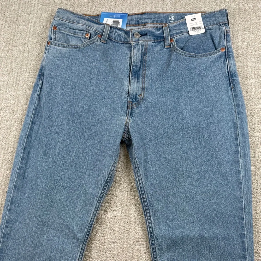 NEW Levi's 511 Mens 36x34 Slim Fit Performance Cool Stretch Denim Blue Jeans